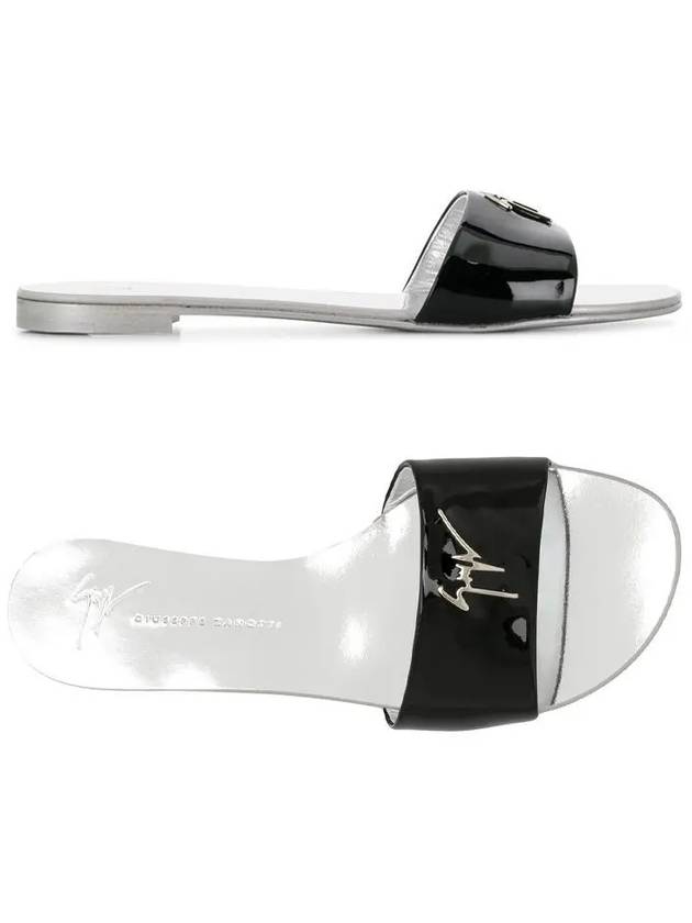 Silver Logo Sandals E800003 012 - GIUSEPPE ZANOTTI - BALAAN 2