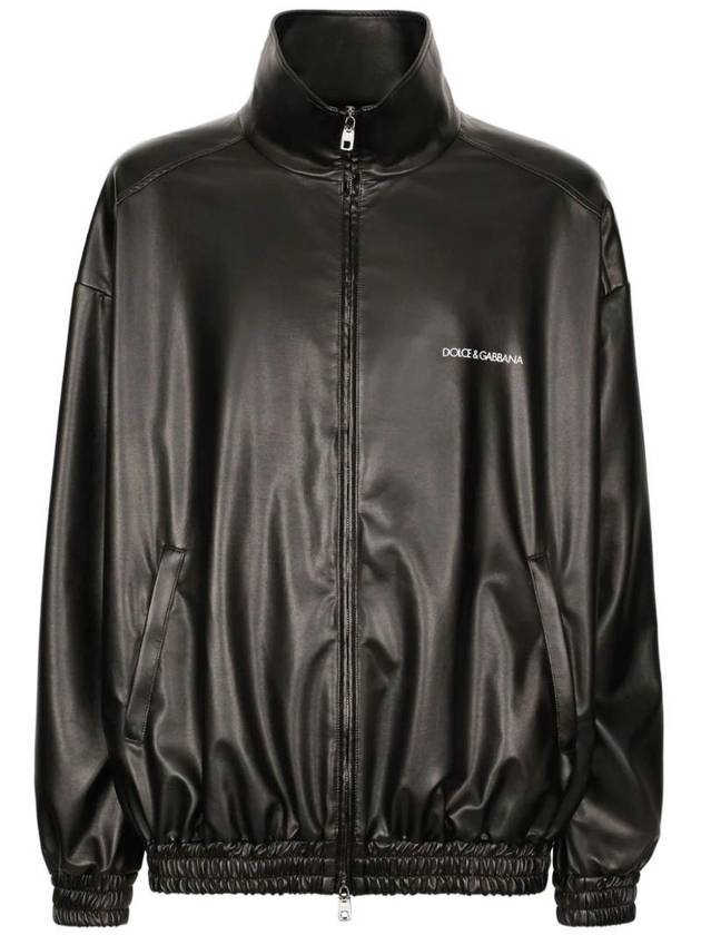 faux leather bomber jacket G9ATMTFUSI5 - DOLCE&GABBANA - BALAAN 1