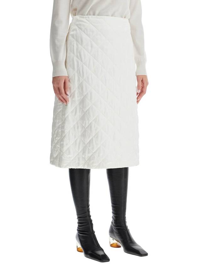 quilted midi skirt - JIL SANDER - BALAAN 2