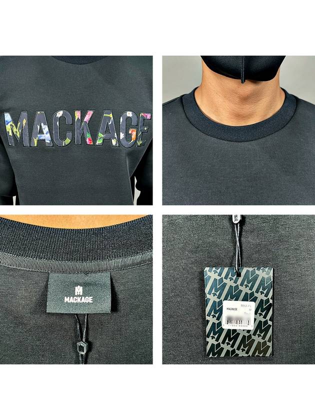 Double Face Jersey Wordmark Sweatshirt Black - MACKAGE - BALAAN 11
