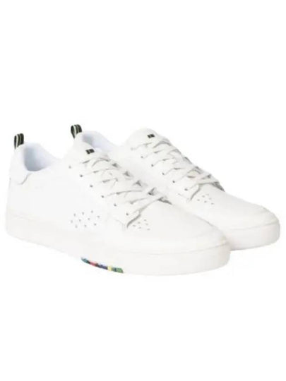 Cosmo Leather Low Top Sneakers White - PAUL SMITH - BALAAN 2