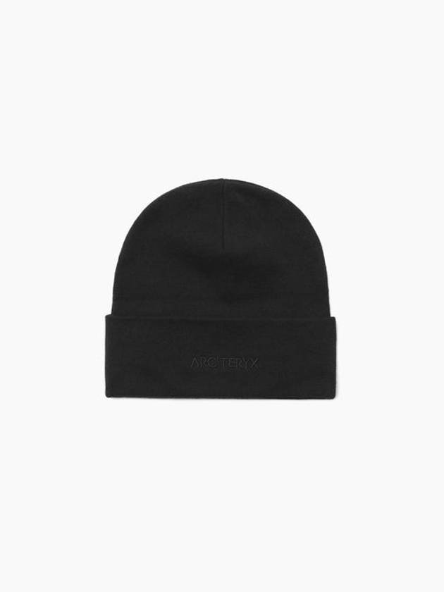 Word Toque Embroidery Logo Beanie Black - ARC'TERYX - BALAAN 2