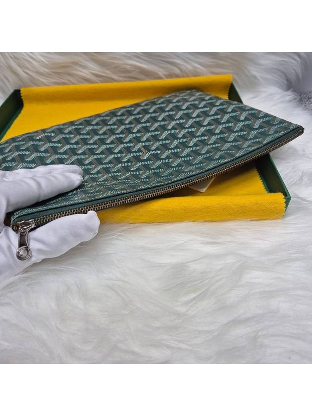 Sena Clutch Bag MM Special Green - GOYARD - BALAAN 6