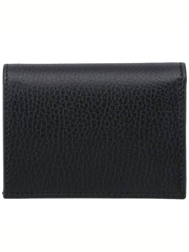 GG Marmont Leather Half Wallet Black - GUCCI - BALAAN 5