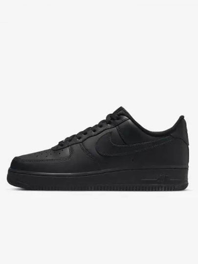 Air Force 1 '07 Low Top Sneakers Triple Black - NIKE - BALAAN 2