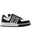 G4 Patent Leather Low-Top Sneakers Black White - GIVENCHY - BALAAN 3