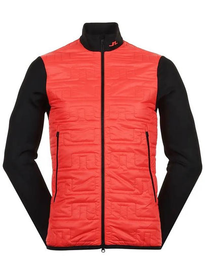 Stefano Hybrid Quilt Jacket Hot Coral - J.LINDEBERG - BALAAN 2