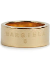 Women's  Minimal Logo Ring Gold - MAISON MARGIELA - BALAAN 3