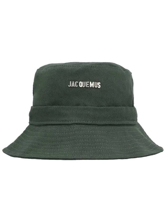 Le Bob Gajo GADJO Bucket Hat Dark Green - JACQUEMUS - BALAAN 1