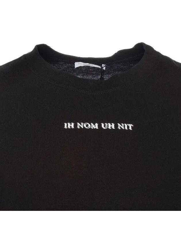 Men s Code Printing T Shirt Black NUS19281 - IH NOM UH NIT - BALAAN 7