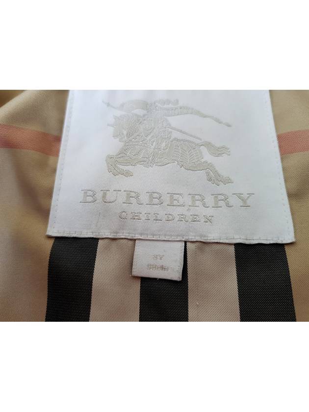 Children 3Y Unisex Kids Navy Quilted Jacket - BURBERRY - BALAAN 8