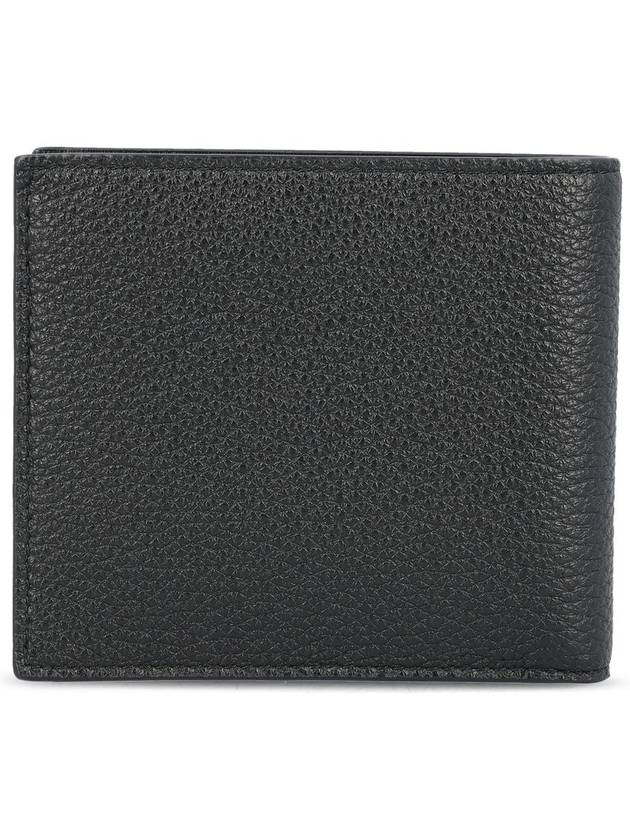 Enamel Triangle Logo Bifold Wallet Black - PRADA - BALAAN 3