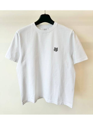 Maison Kitsune T Shirt MM00108KJ0118 White Gray Fox S M L XL - MAISON KITSUNE - BALAAN 1