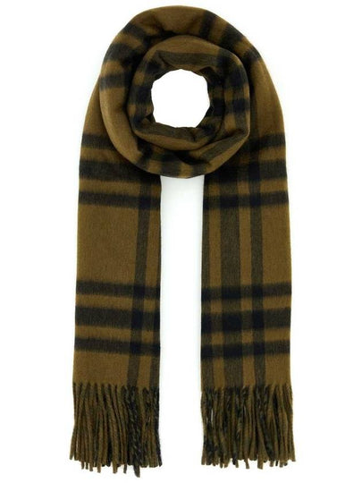 Check Reversible Cashmere Scarf Camp - BURBERRY - BALAAN 2