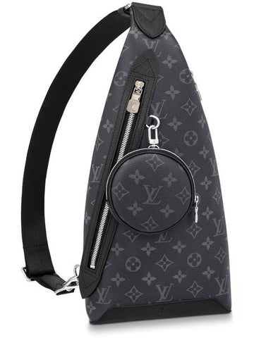 Duo Monogram Cross Bag Black - LOUIS VUITTON - BALAAN.