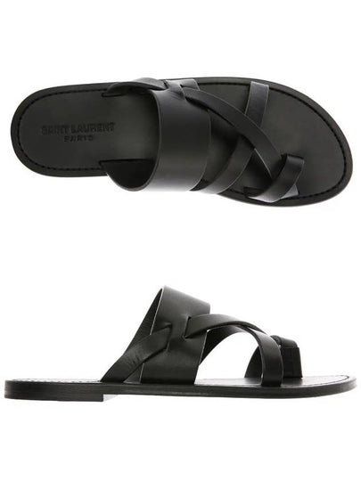 Culver Slippers Brown - SAINT LAURENT - BALAAN 2