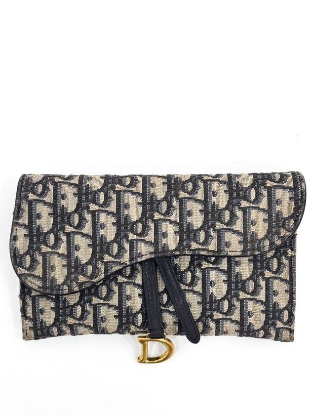 Dior Oblique Saddle WOC Chain Wallet Cross Bag S5614CTZQ - DIOR - BALAAN 1