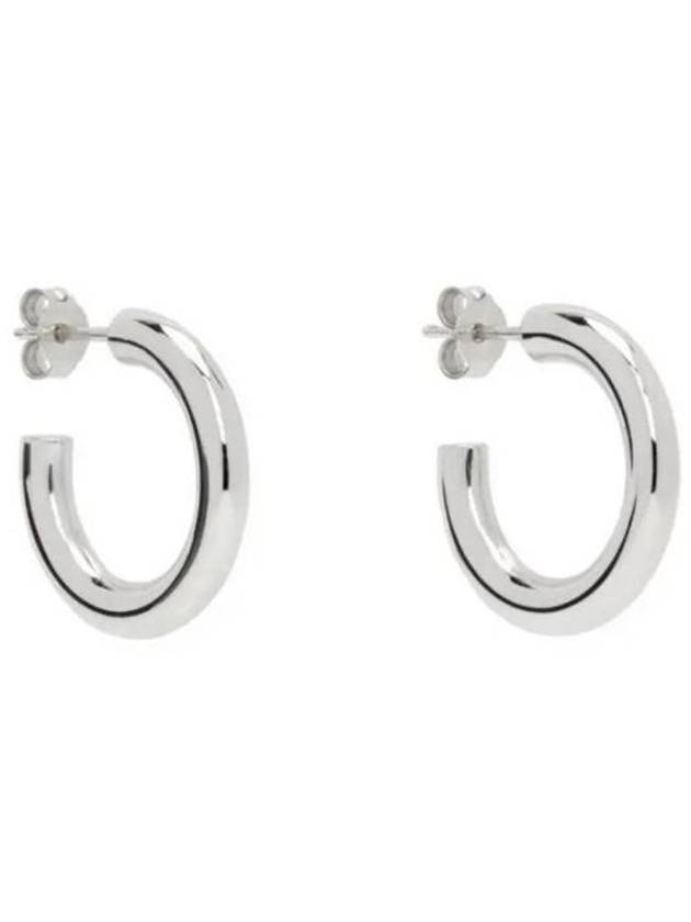 Classic Hoops Earrings Silver - LEMAIRE - BALAAN 2