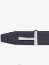 Men's T Logo Reversible Leather Belt Navy - TOM FORD - BALAAN 4