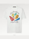 1AFR48 Printed Short Sleeve Cotton T Shirt - LOUIS VUITTON - BALAAN 4