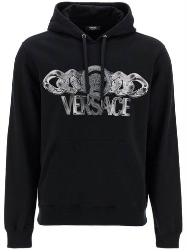 'hooded sweatshirt with medusa - VERSACE - BALAAN 1