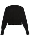 Bea Crop Cardigan Black - VIVIENNE WESTWOOD - BALAAN 3