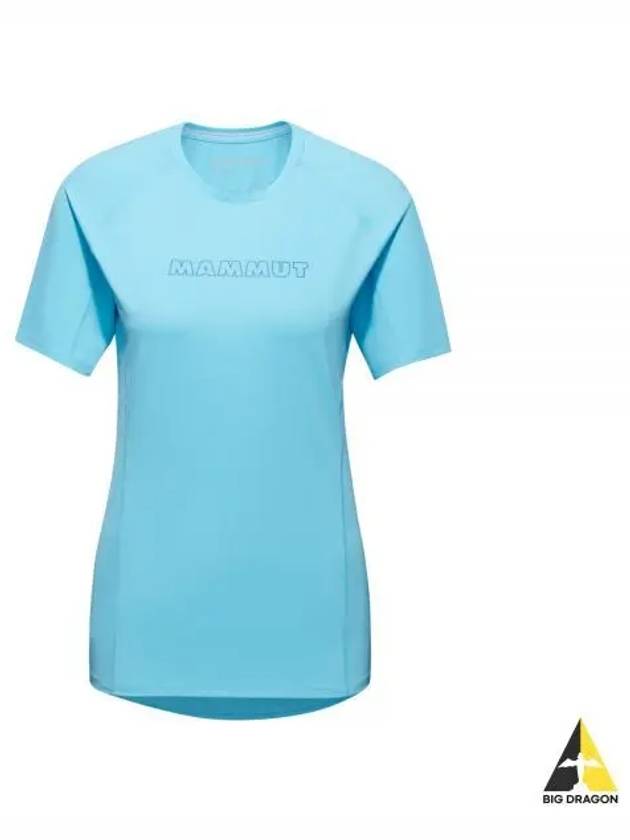 Selun FL Logo Short Sleeve T-shirt Light Blue - MAMMUT - BALAAN 2