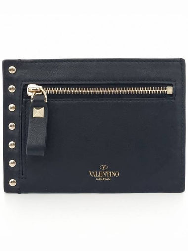 Rockstud card wallet - VALENTINO - BALAAN 1