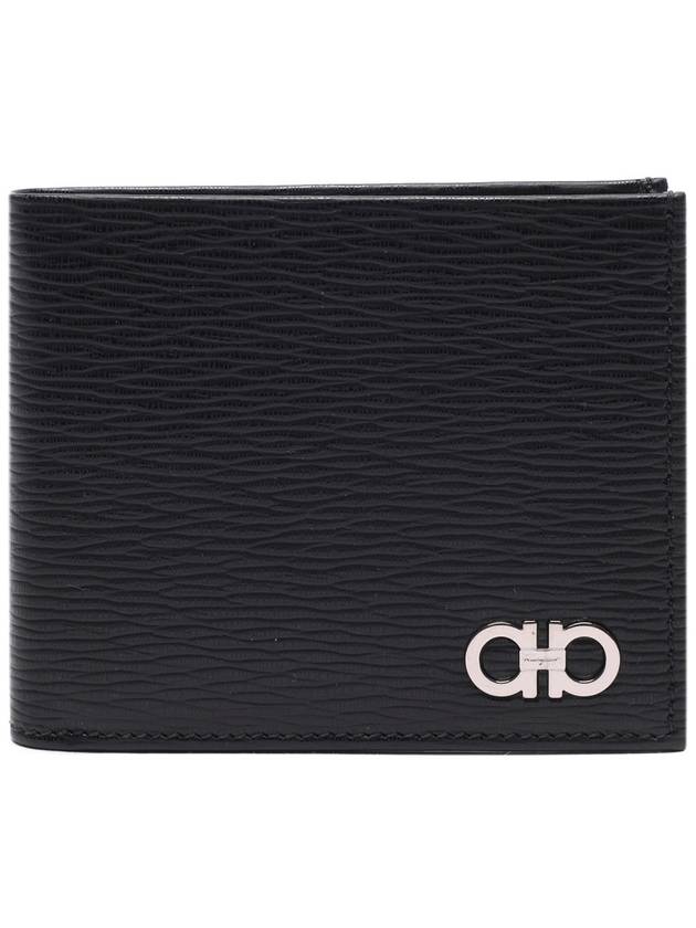 ID Window Gancini Half Wallet Black - SALVATORE FERRAGAMO - BALAAN 3