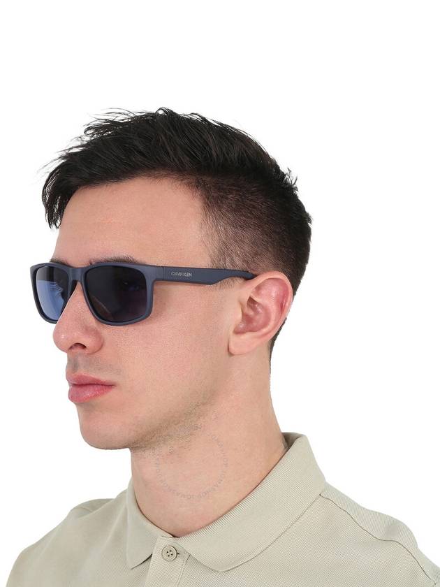 Calvin Klein Nacy Rectangular Men's Sunglasses CK19539S 410 59 - CALVIN KLEIN - BALAAN 2