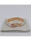 Clic H Bracelet Rose Gold Blanc - HERMES - BALAAN 8