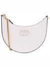 V Logo Classic Leather Chain Shoulder Bag Ivory - VALENTINO - BALAAN 3