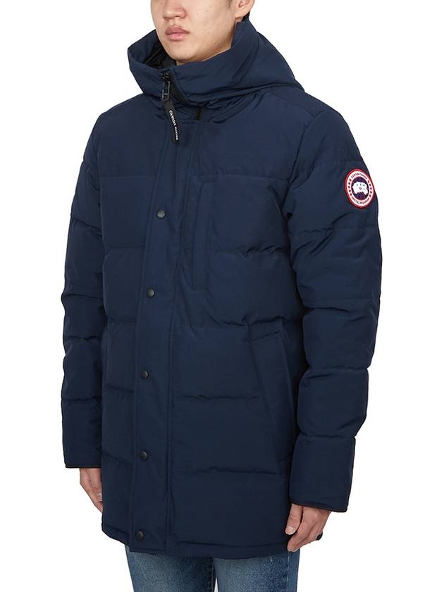 Carson Hooded Padding Parka Atlantic Navy - CANADA GOOSE - BALAAN 4