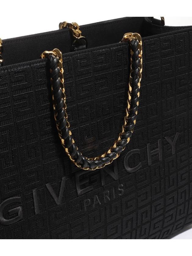 4G Fabric Medium Tote Bag Black - GIVENCHY - BALAAN 5