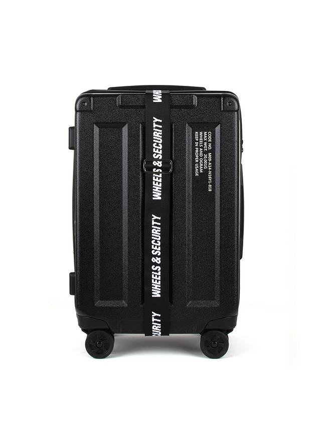 Wheels And Containers PC Hard 24 Inch Carrier Black - RAVRAC - BALAAN 1