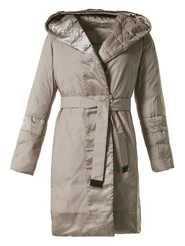 The Cube Nobefwater Repellent Reversible Goose Down Padding Beige - MAX MARA - BALAAN.