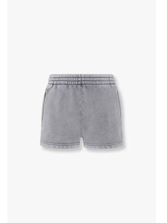 Puff Logo Fluffy S Shorts Dark Gray - ALEXANDER WANG - BALAAN 1