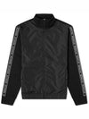 Men's Side Logo Zip-Up Jacket Black - MONCLER - BALAAN 1