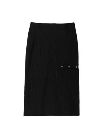 button long skirt black - HERETIC - BALAAN 1