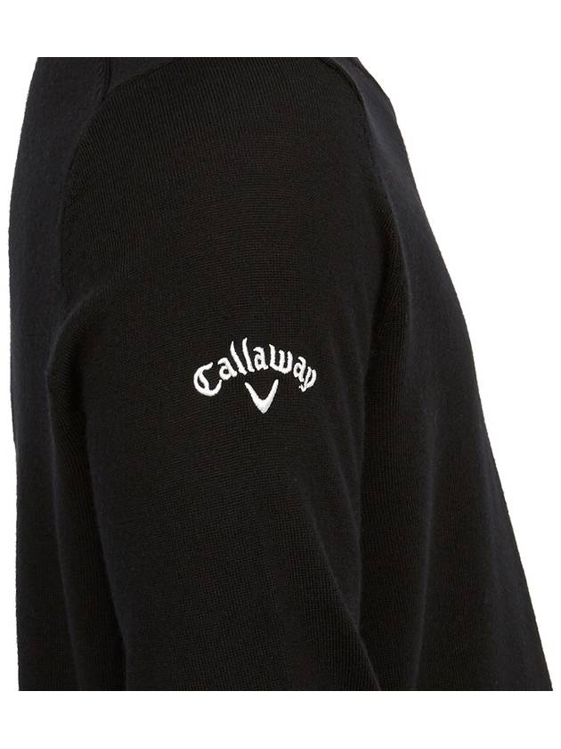 Logo Knit Top Black - CALLAWAY GOLF - BALAAN 9