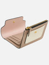 Saffiano Tri-Fold Half Wallet Pink - MARNI - BALAAN 4