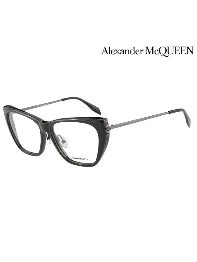 Eyewear Cat Eye Plastic Eyeglasses Black - ALEXANDER MCQUEEN - BALAAN 3