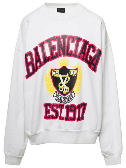 Graphic Printing Sweatshirt White - BALENCIAGA - BALAAN 2