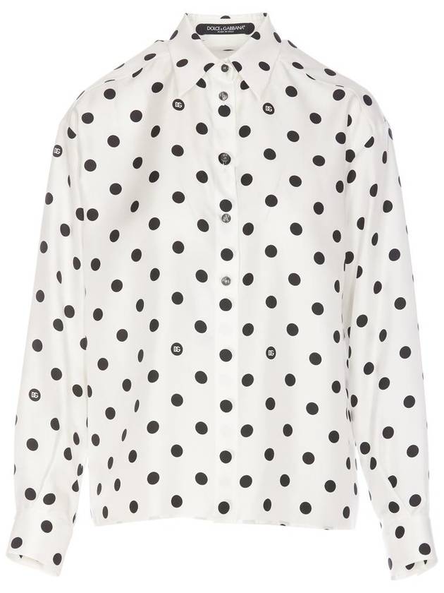 Polka dot silk shirt F5S31TIS1VI - DOLCE&GABBANA - BALAAN 2