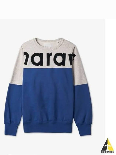 Howley Logo Crew Neck Sweatshirt Indigo - ISABEL MARANT - BALAAN 2