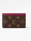 Monogram Card Wallet Brown Fuchsia - LOUIS VUITTON - BALAAN 2