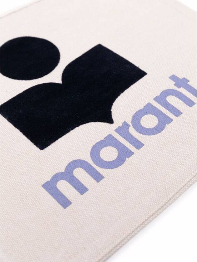 Netia logo light clutch bag - ISABEL MARANT - BALAAN.