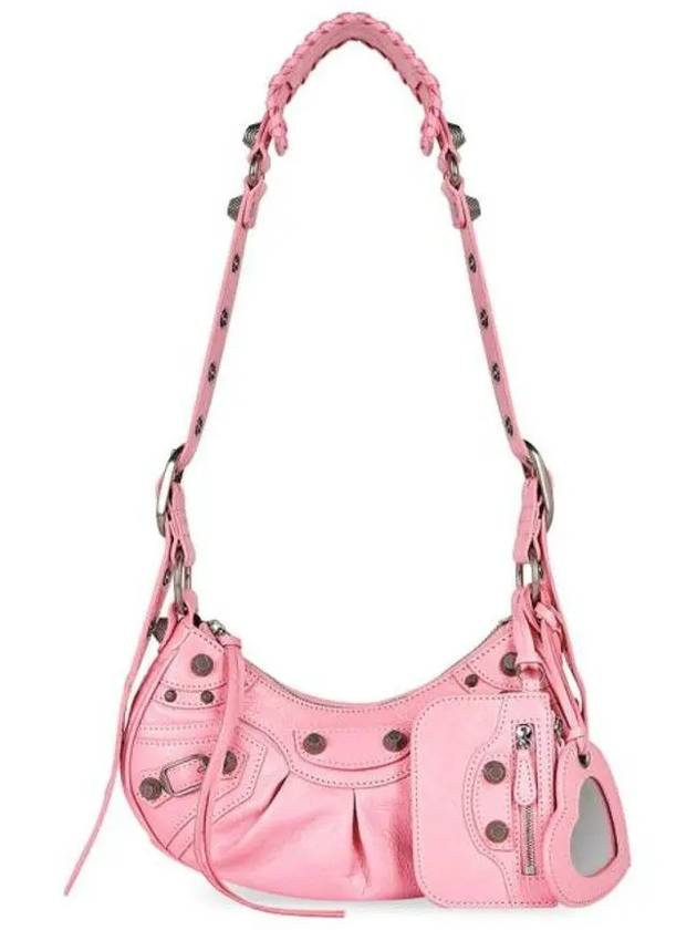 Le Cagole XS Lambskin Shoulder Bag Pink - BALENCIAGA - BALAAN 4