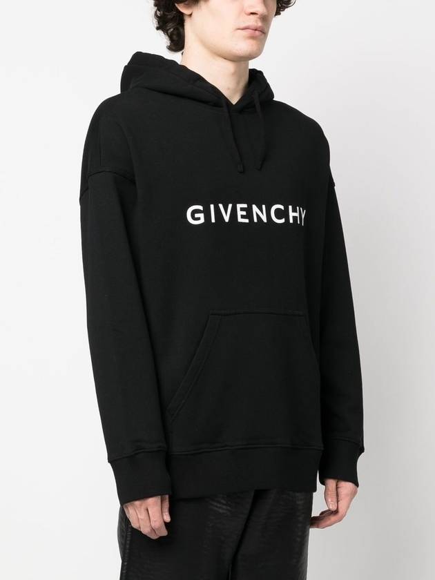 Archetype Cotton Hoodie Black - GIVENCHY - BALAAN 4