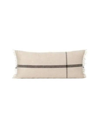 Wonderum Calm Cushion Long Camel Black - FERM LIVING - BALAAN 1